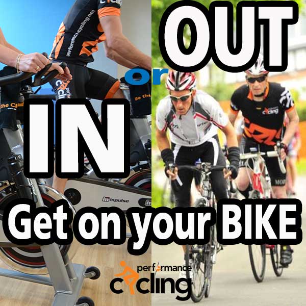 in or out - get on your bike!